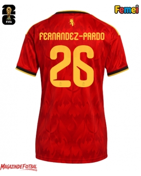 Belgia Matias Fernandez-Pardo #26 Echipament de Fotbal Replică Mondial 2026 Femei Acasa